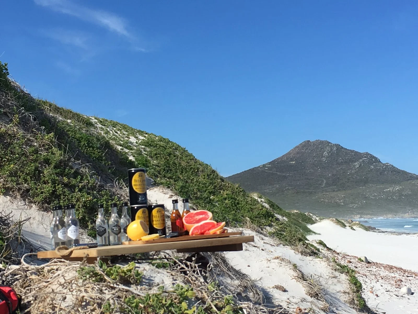 Popup bar with a view on a New Frontiers Escape