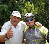 Don Salvador and Costa Rica Sun Tours guide Alex Arias in 2018