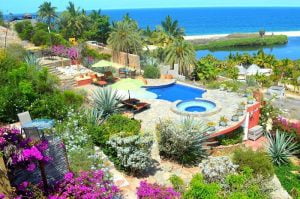 View of Los Colibris Casitas Todos Santos Mexico