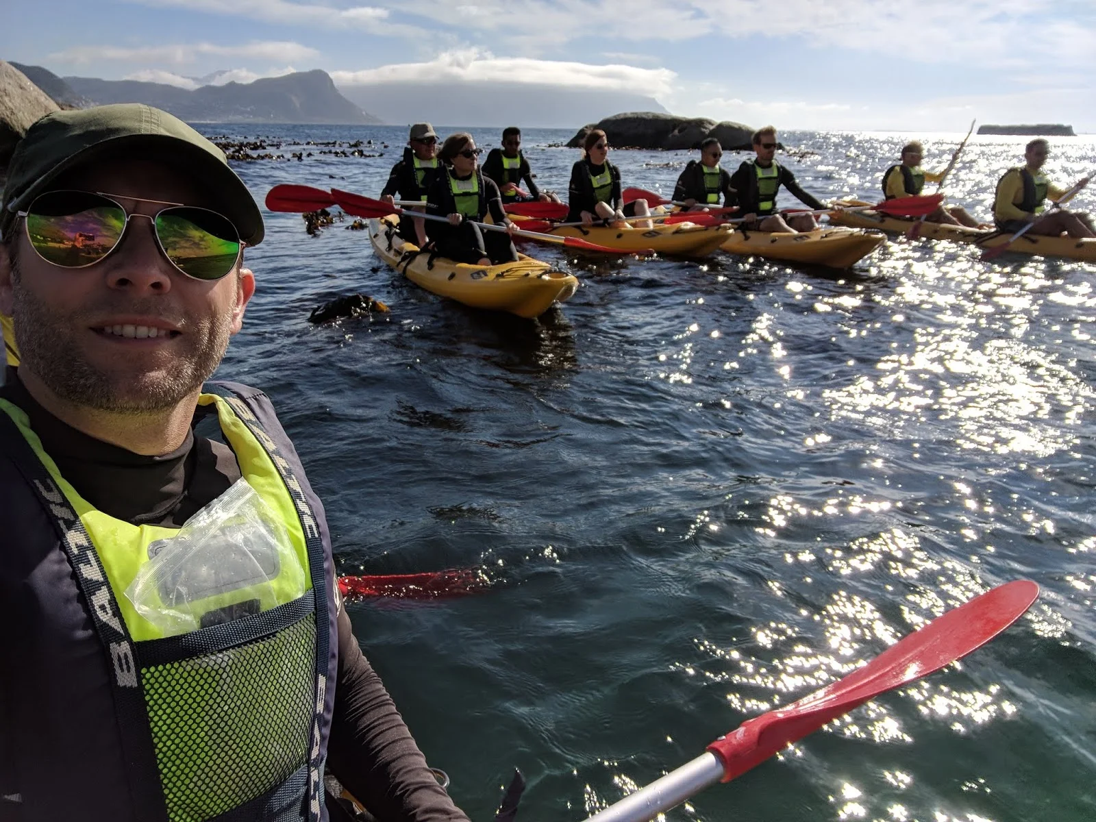 Kayaking on the Cape Peninsula with New Frontiers Escapes