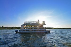 Alligator 16 pax boat at Murchison Falls NP